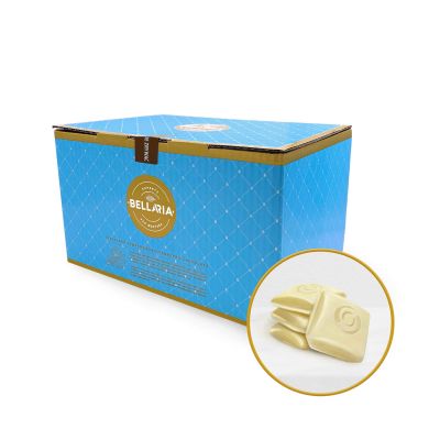 White chocolate cubes 33%, TERRAVITA, 4 kg